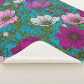 コスモスは青で混ぜ合う シェルパブランケット (3/4)