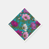 コスモスは青で混ぜ合う スタンダードカクテルナプキン (角)