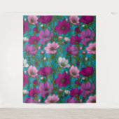 コスモスは青で混ぜ合う タペストリー (正面)