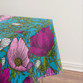 コスモスは青で混ぜ合う テーブルクロス (インサイチュ)