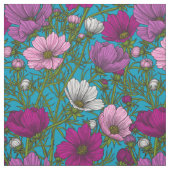 コスモスは青で混ぜ合う ファブリック (見本)