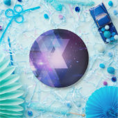 コスモスカイ銀河系プリントプレート ペーパープレート (パーティー)