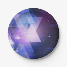 コスモスカイ銀河系プリントプレート ペーパープレート