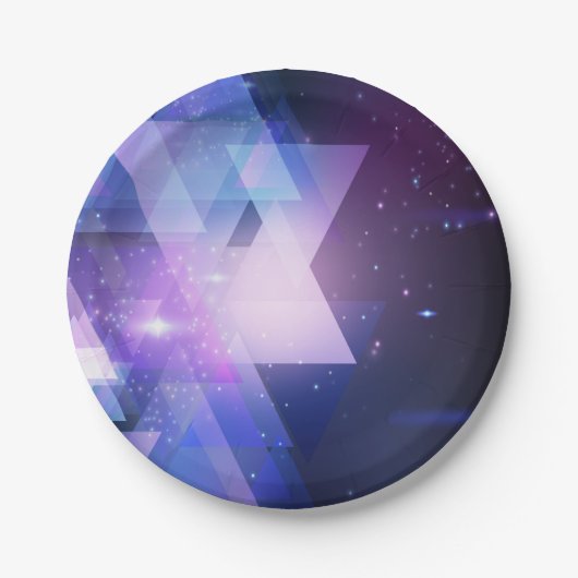 コスモスカイ銀河系プリントプレート ペーパープレート (正面)