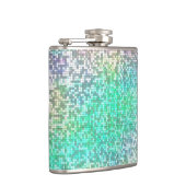 コスモスカラフルタイルモザイク フラスク (右)