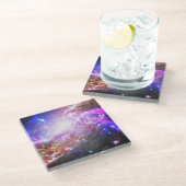 コスモスカラフル ガラスコースター (アングル)