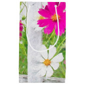 コスモスガーデン印象主義アート スモールペーパーバッグ (正面)