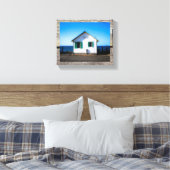 コスモスコテージと風化木材オンキャンバス キャンバスプリント (インサイチュ (寝室))