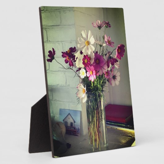 コスモスコテージマントルアレンジメントテーブルトッププラーク フォトプラーク (側面)