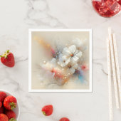 コスモスコンテンポラリー抽象デザイン スタンダードカクテルナプキン (インサイチュ)