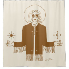 コスモスシャワーカーテンのクイーン シャワーカーテン