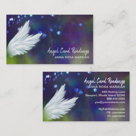 *~*コスモスターズ銀河系エンジェルウィングスユニバース 名刺 (正面/裏面)