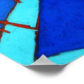 コスモストリート青図 ポスター (角)