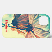 コスモスパーソナライズされたの花 Case-Mate iPhoneケース (裏面 (横))