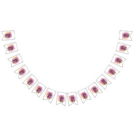 コスモスフラワーイエロースプラッシュ60絵を描とセクシー バンティングフラッグ