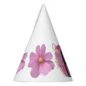 コスモスフラワーイエロースプラッシュ60絵を描とセクシー パーティーハット (左)