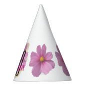 コスモスフラワーイエロースプラッシュ60絵を描とセクシー パーティーハット (右)