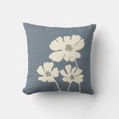 コスモスフラワーシルエットモダンフローラウォール クッション (正面)