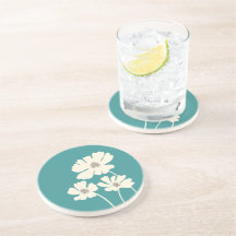 コスモスフラワーシルエットモダンフローラウォール