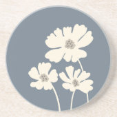 コスモスフラワーシルエットモダンフローラウォール コースター (正面)