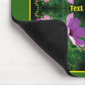 コスモスフラワートリオパーソナライズされた抽象芸術 マウスパッド (コーナー)