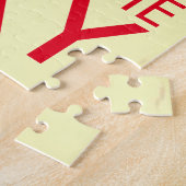 コスモスフラワーリーチフォーザスカイ引用文 ジグソーパズル (側面)