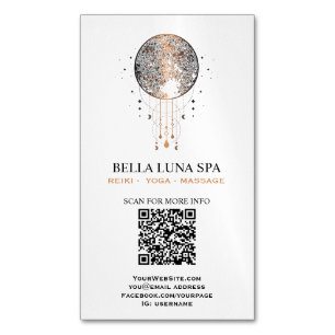 *~*コスモスムーンシャーマン月の宇宙 マグネット名刺