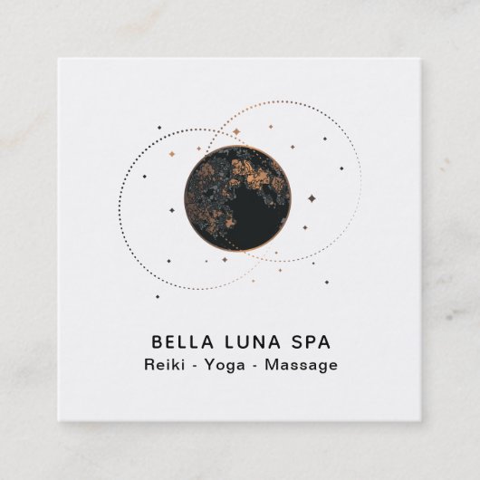 *~*コスモスムーンスターズユニバース月面シャーマン スクエア名刺 (正面)