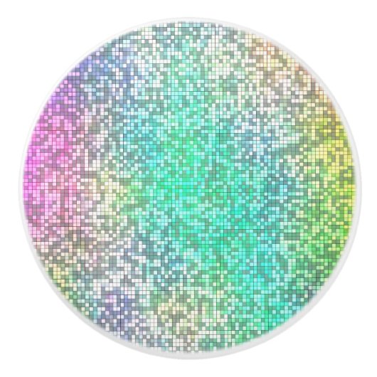 コスモスモザイク セラミックノブ (正面)