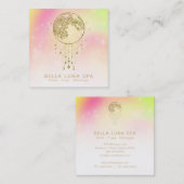 ~コスモスレインボースターズ月金ゴールド月 スクエア名刺 (正面/裏面)