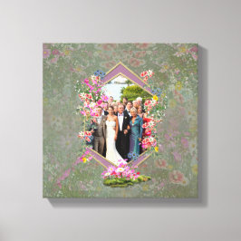 コスモス原野ワイルドフラワー キャンバスプリント