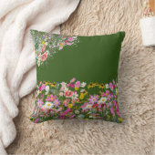 コスモス原野ワイルドフラワー クッション (ブランケット)