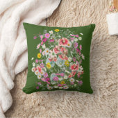 コスモス原野ワイルドフラワー クッション (ブランケット)