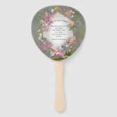 コスモス原野ワイルドフラワー ハンドファン (裏面)