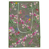 コスモス原野ワイルドフラワー ミディアムペーパーバッグ (裏面)