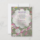 コスモス原野ワイルドフラワー 出欠カード (正面)