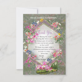 コスモス原野ワイルドフラワー 出欠カード