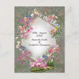 コスモス原野ワイルドフラワー 案内ポストカード