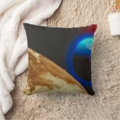 コスモス惑星と月 クッション (ブランケット)