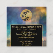 *~*コスモス金ゴールドムーンシャーマングリッタースター スクエア名刺 (裏面)