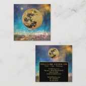 *~*コスモス金ゴールドムーンシャーマングリッタースター スクエア名刺 (正面/裏面)