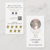 *～*コスモス・シナリオ・ボホのQR報奨金ゴールド星 ロイヤリティカード (正面/裏面)