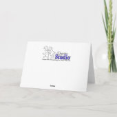 「コスモス」ノテ空白のカード サンキューカード (裏面)