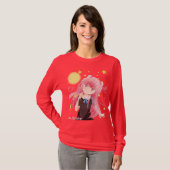 コスモス レディースTシャツ Tシャツ (正面フル)