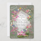 コスモス ワイルド フラワーズ 招待状 (正面)