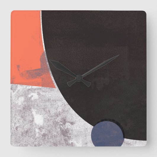 コスモスII スクエア壁時計 (正面)