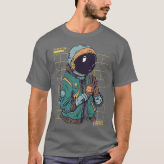コスモナウト宇宙飛行士スペースマン宇宙プレミアムTシャツ Tシャツ