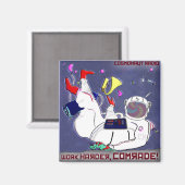 コスモナウ無線マグネットは硬い仲間に働く マグネット (正面/裏面)