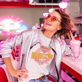 コスモポリタンカクテルコスモサマーパーティーレトロ Tシャツ