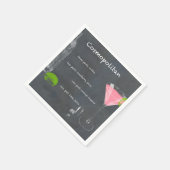 コスモポリタンカクテルレシピ スタンダードカクテルナプキン (角)